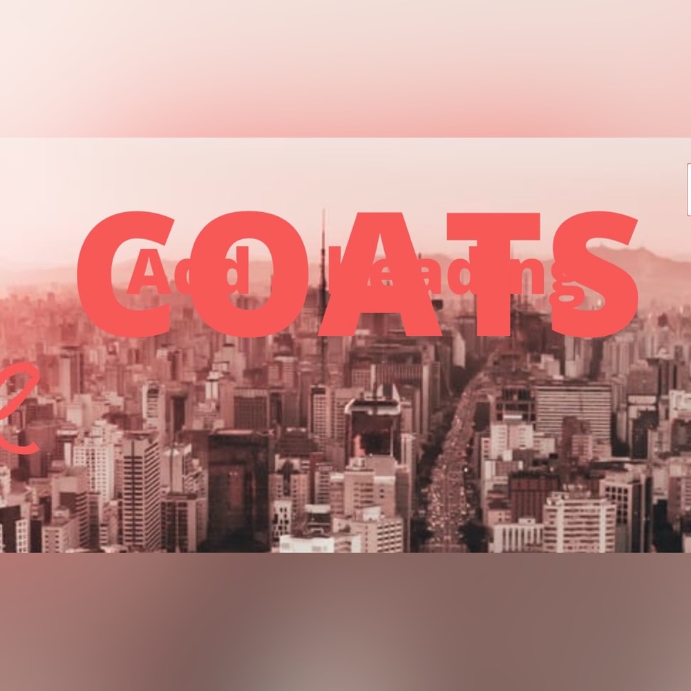 COATS SIGN